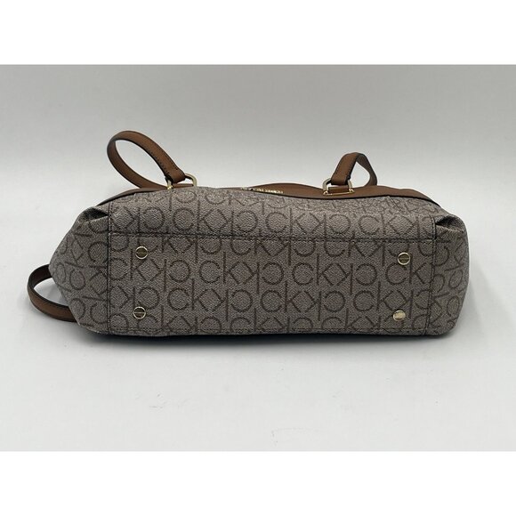 Calvin Klein Handbag In Almond Khaki Caramel  — Brand New No Tag - Picture 2 of 10